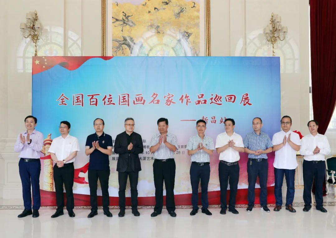 莲花艺术展︱全国百位国画名家作品巡回展在莲花大厦隆重开幕