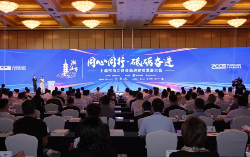 万丰集团陈爱莲主席出席上海市浙江商会稳进提质发展大会