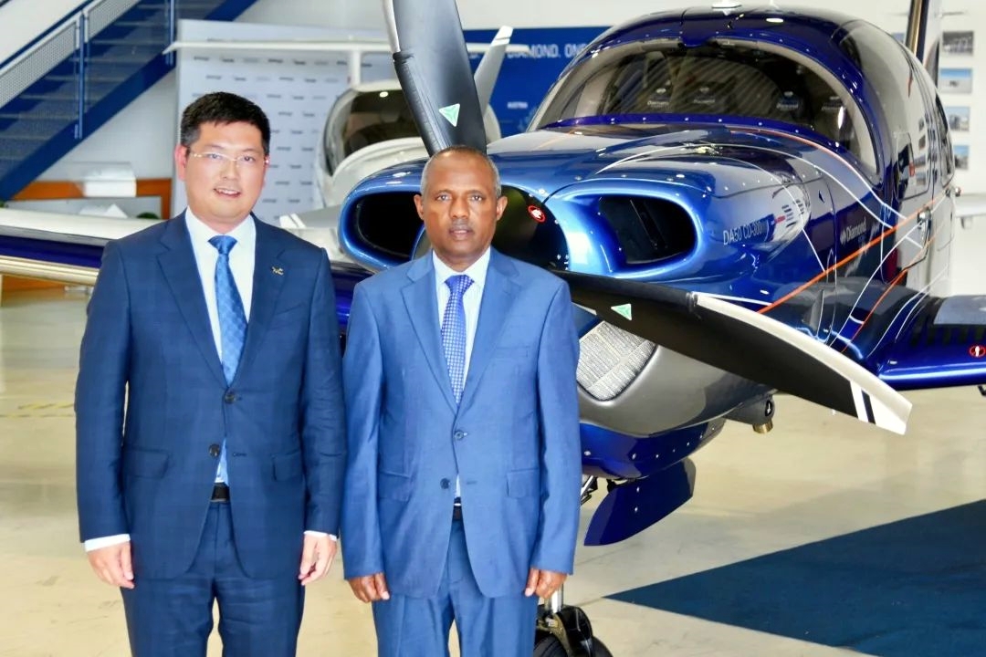 万丰集团董事长陈滨会见埃塞俄比亚航空集团总裁