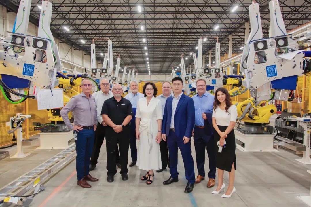 万丰集团董事局陈爱莲主席调研美国Paslin公司