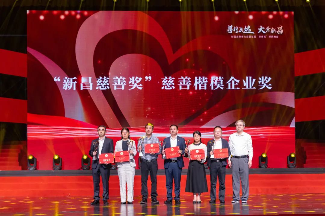 万丰荣获新昌慈善楷模企业奖、慈善项目奖